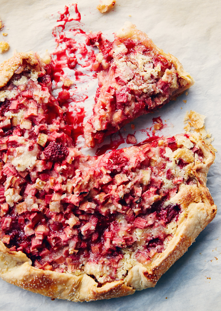 Rhubarb-Raspberry Galette with Frangipane - Taste Canada