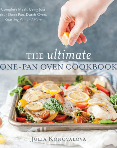 Ultimate One Pan Oven Cookbook Cover - Julia Konovalova