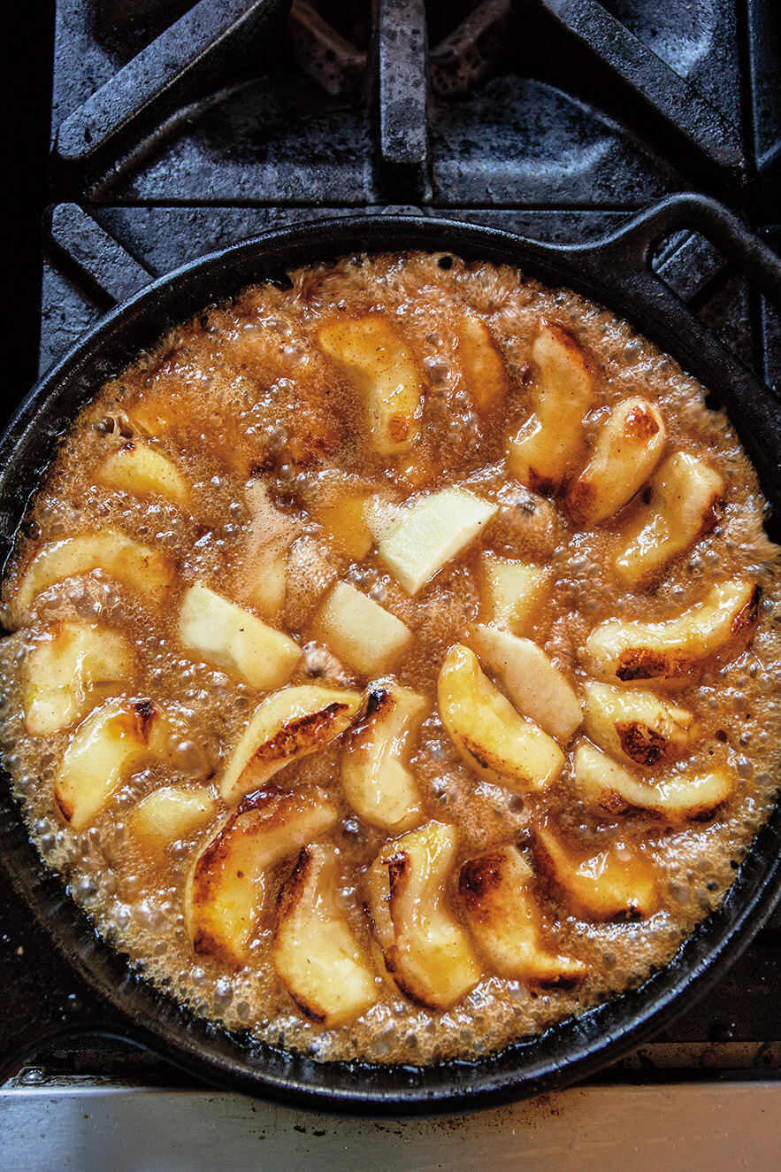 Apple Tarte Tatin for Two in a Cast Iron Skillet