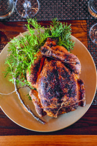 Cedar-Roasted Chicken with Spruce & Sumac