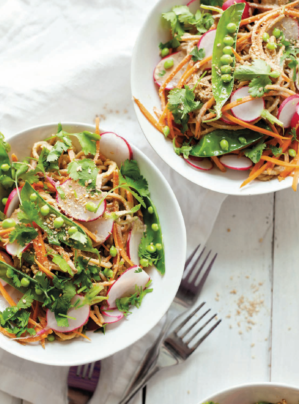 Cool it Noodle Salad (with Radishes and Peas)