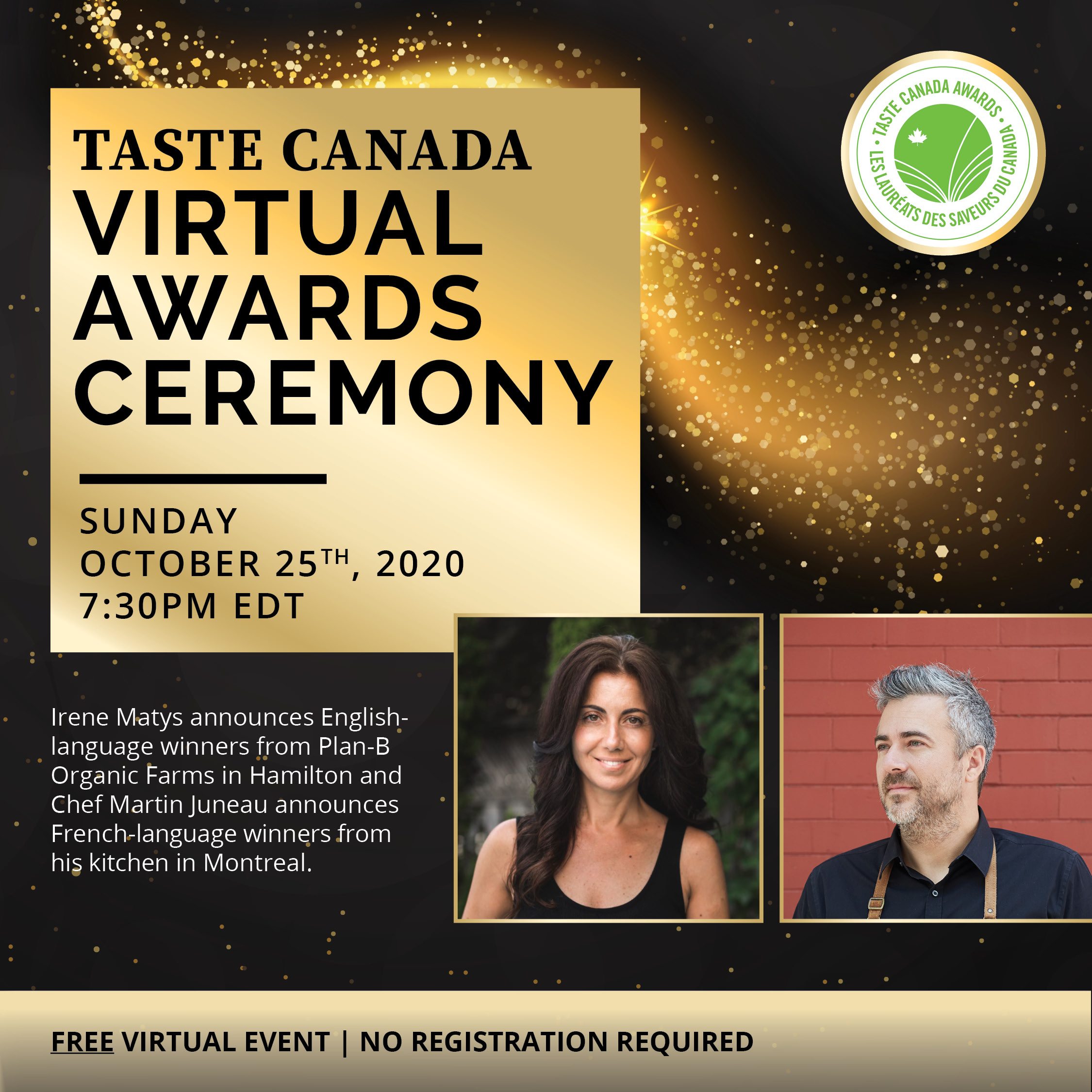 2020 Taste Canada Awards Gala