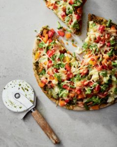 Veggie Pesto Pizza