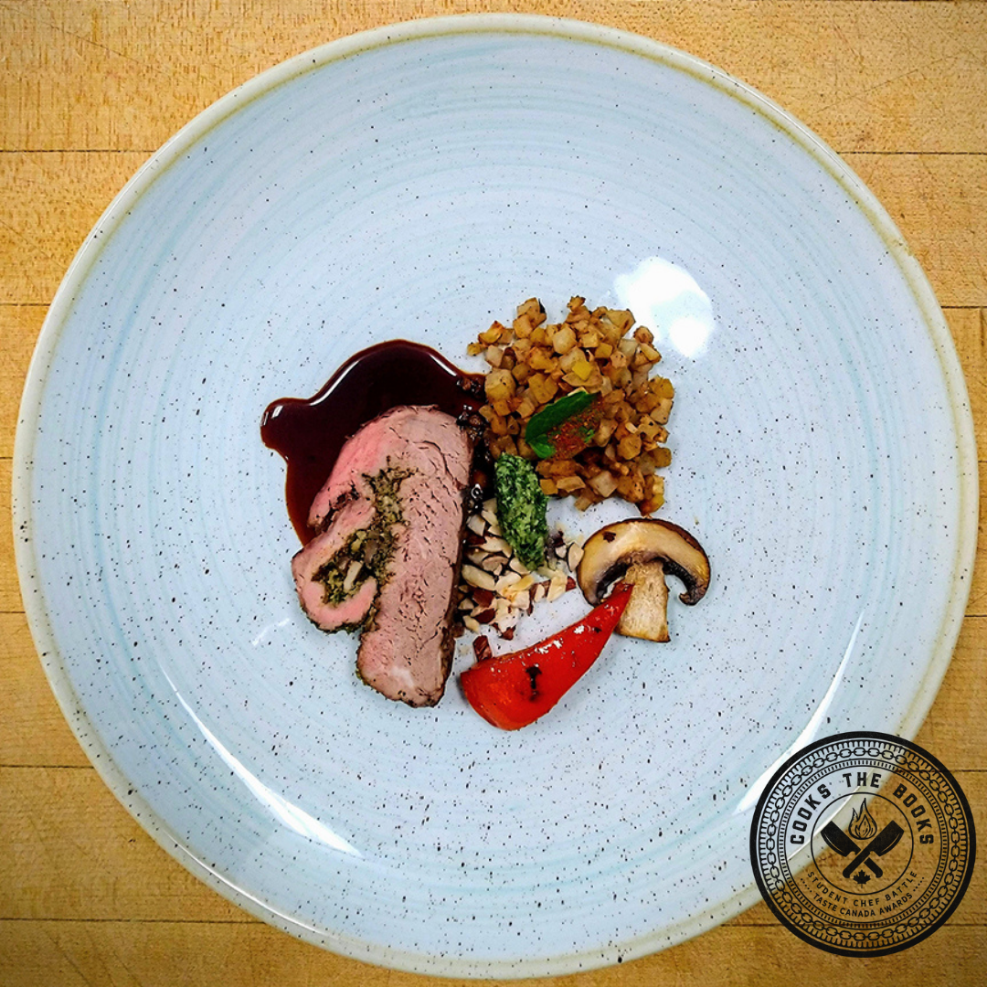 Middle Eastern Forest Roulade “Beef-e-Baharat”