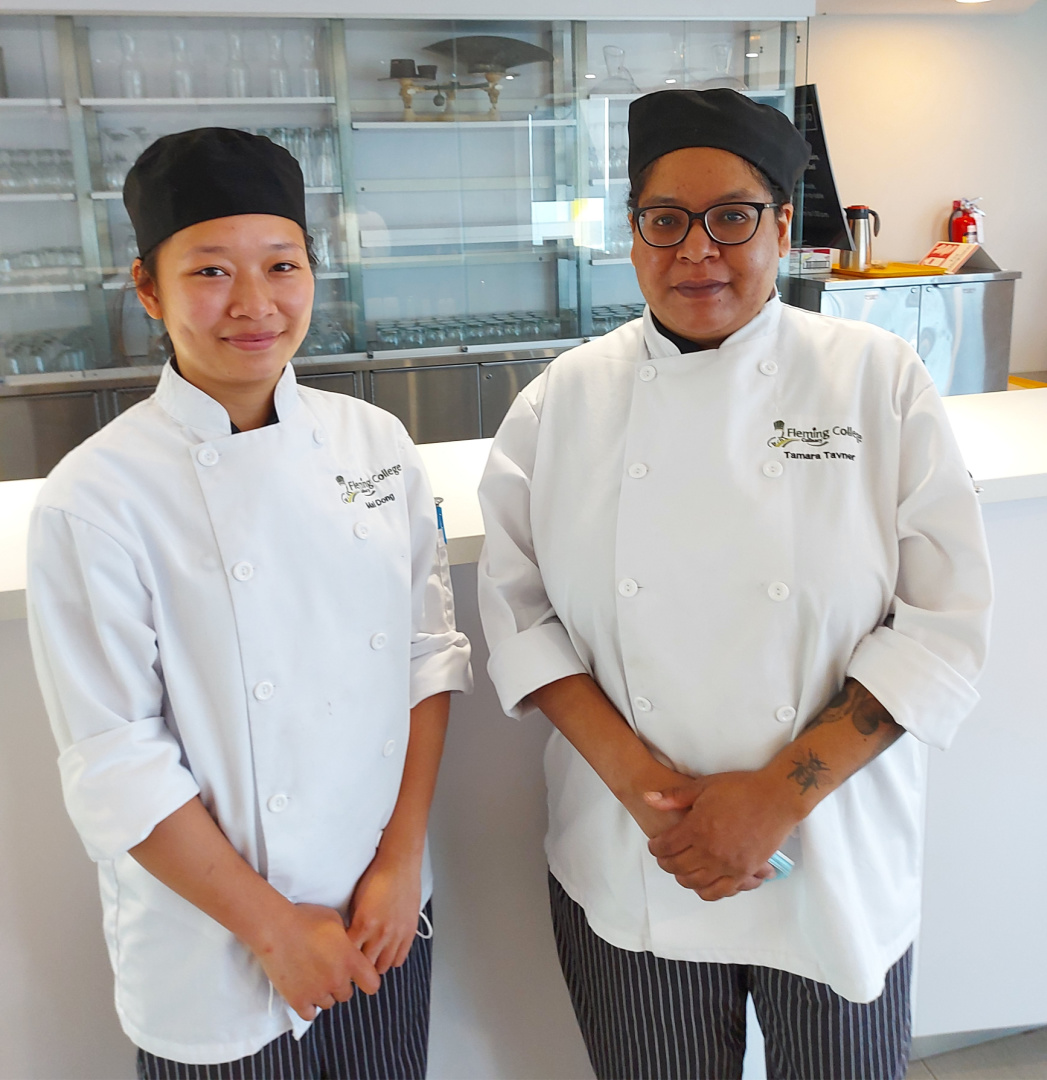 Student Chefs: Thi Quynh Mai Dong (Haley) and Tamara Travner