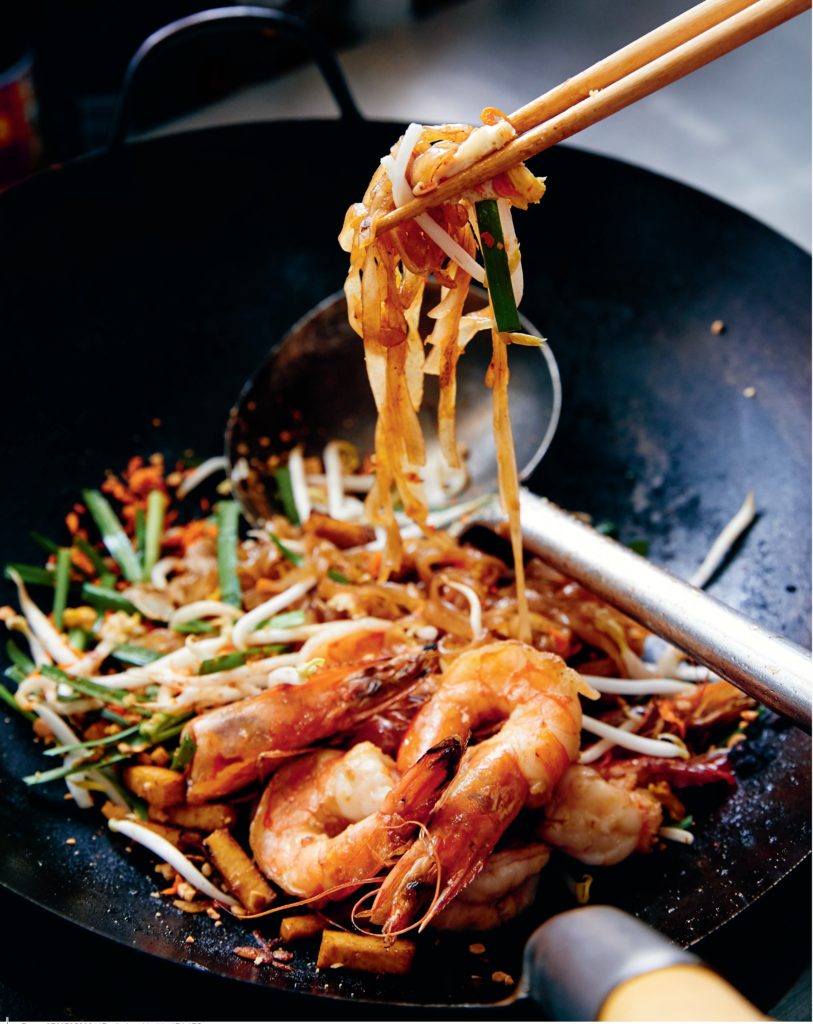 Stir-Fried Rice Noodles in Tamarind and Palm Sugar Sauce