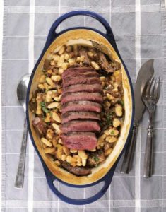 Roast Canada Goose Breast and Cassoulet