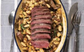 Roast Canada Goose Breast and Cassoulet