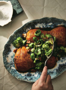 Butternut Squash with Thanksgiving Trimmings