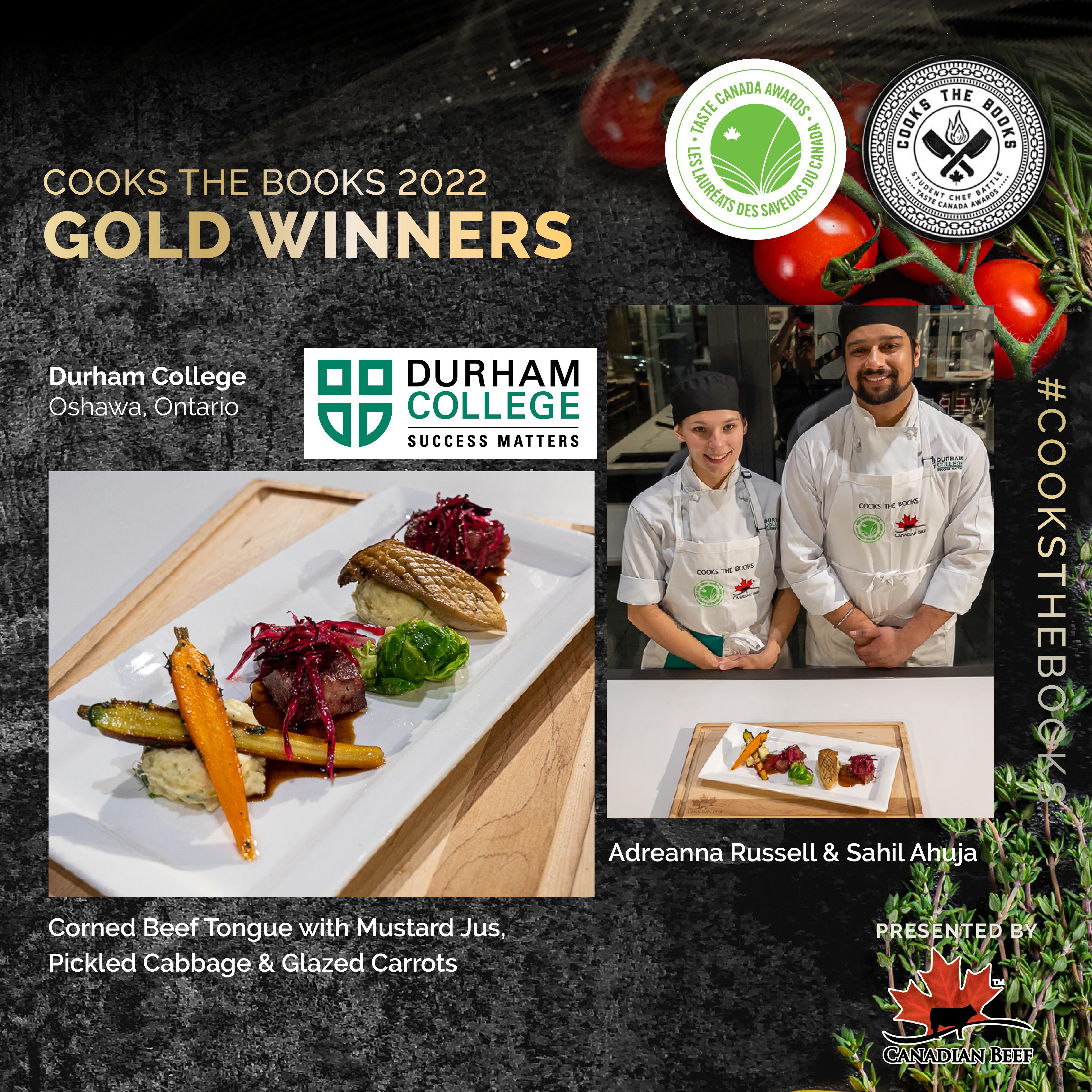Cooks The Books Gold Winners