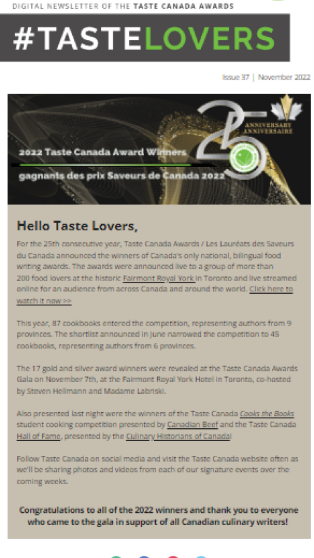 November 8 newsletter