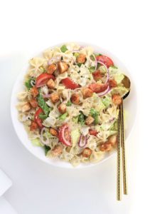 Spiced-Up BLT Pasta Salad