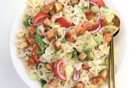 Spiced-Up BLT Pasta Salad