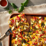 Mediterranean Sheet Pan Omelette