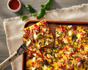 Mediterranean Sheet Pan Omelette