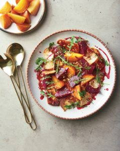 Seared Halloumi and Orange-Glazed Beet Salad