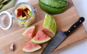 Spicy Watermelon Pickles