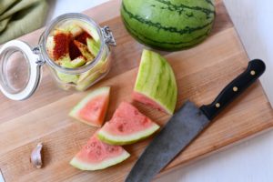 Spicy Watermelon Pickles