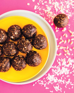 Boules d’énergie santé au chocolat