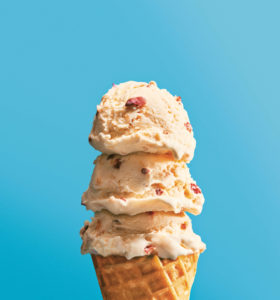 Ontario Peach Ice cream