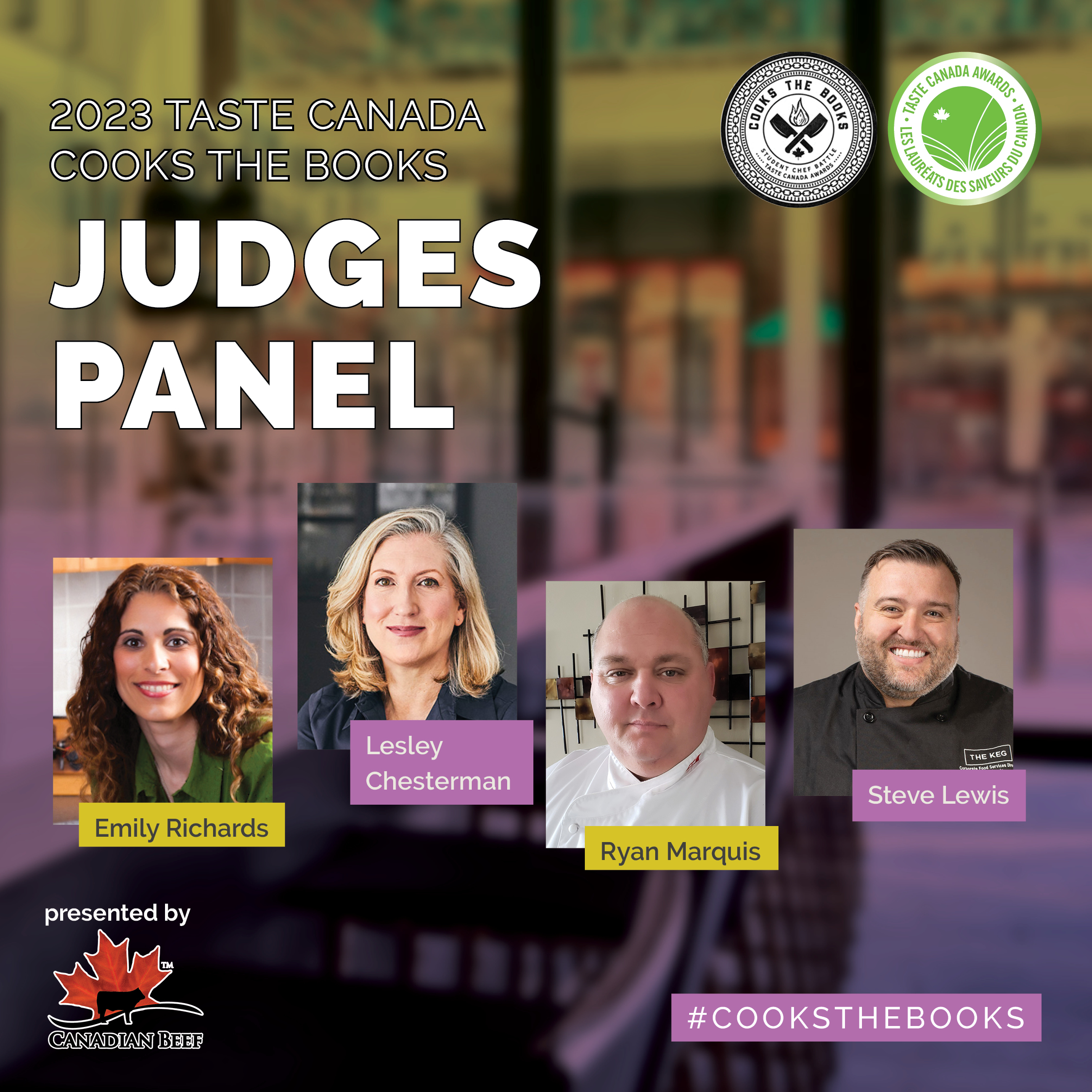 Cooks the Books Judges Panel