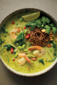 Soupe thaïlandaise au cari vert