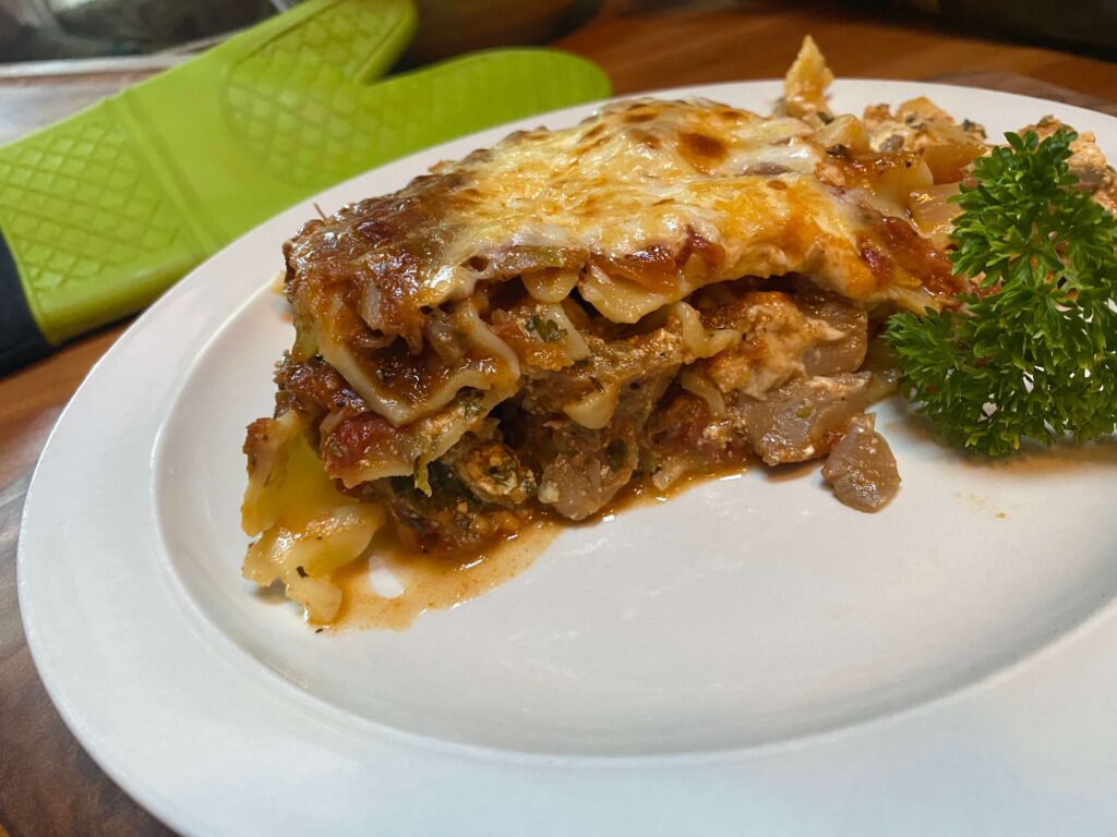 Killer Lasagna (Garlicky Vegetarian Lasagna)