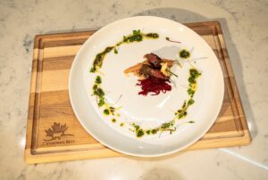 Team Durham College: Brazilian Beef Heart, Farofa, Pickled Beets, Glazed Carrot, Crispy Tripe and Chimichurri