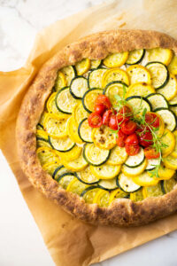 TARTE AUX COURGETTES ET AU CHÈVRE
