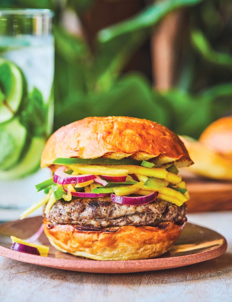 Burger à la jamaïcaine