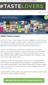 July 9 Taste Canada Newsletter