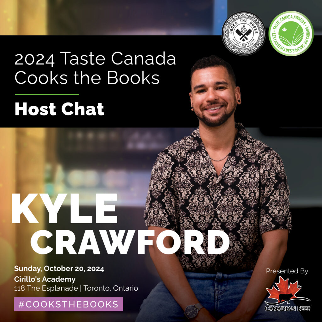 2024 Taste Canada Cooks The Books Host