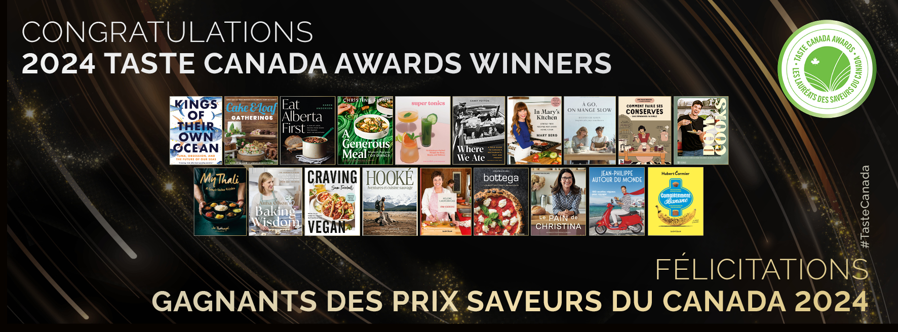 2024 Taste Canada Award Winners