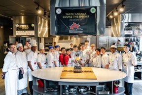 Student Chefs from the 2024 Taste Canada Cooks the Books competition