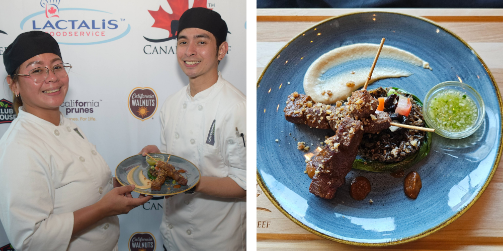 Cooks the Books Student Chefs Edgar Barker and Charmaine (Tara) Origenes