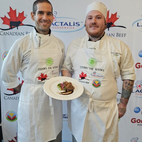 Student Chefs Juan Gonzalez Viera and Chevy Vanderhaas