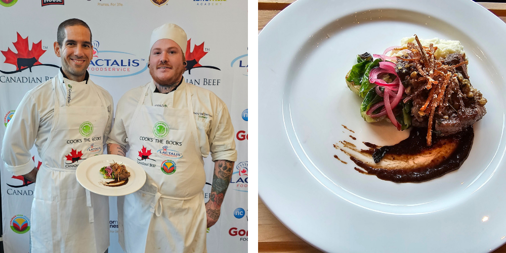 Cooks the Books Student Chefs Juan Gonzalez Viera and Chevy Vanderhaas