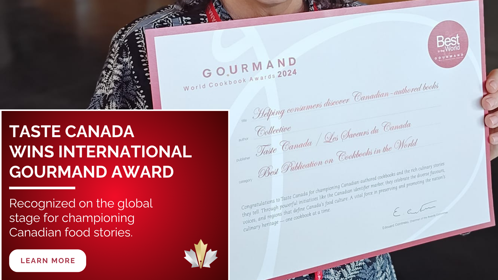 Learn More about Taste Canada