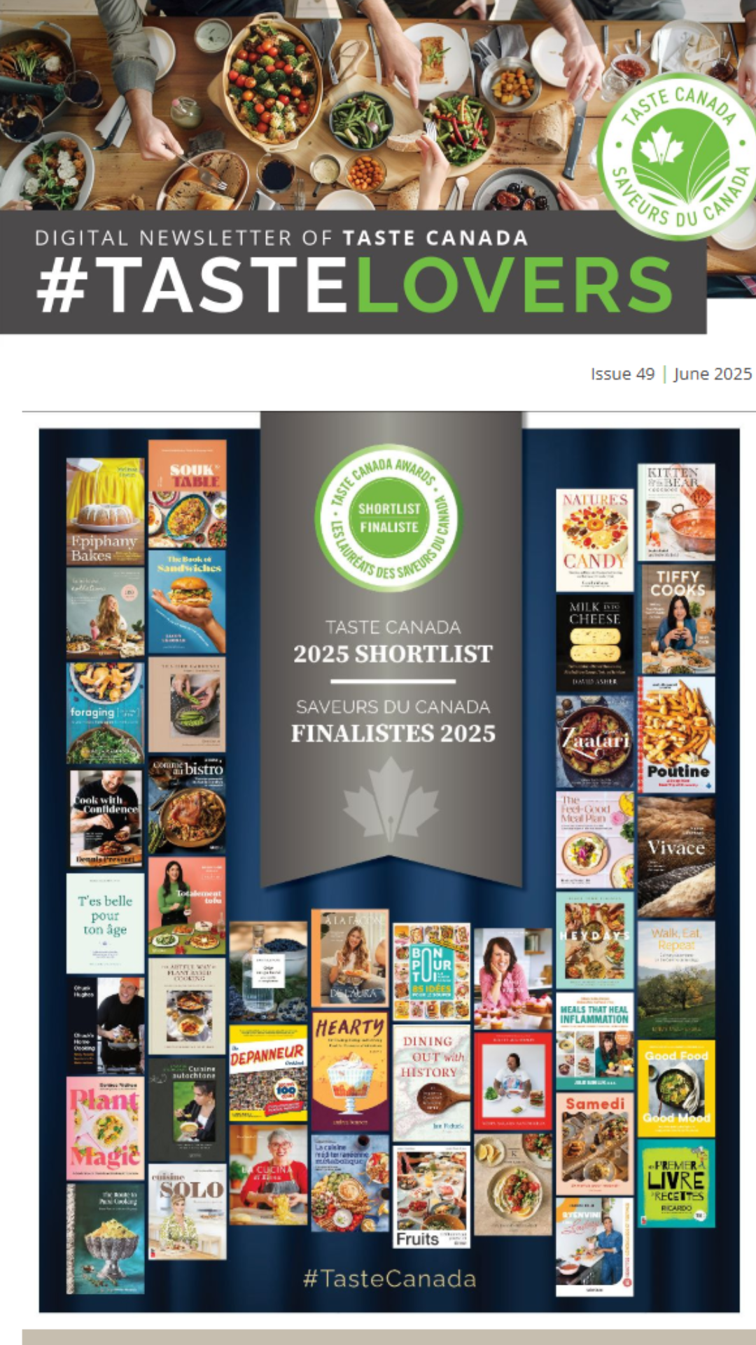June 25 Taste Canada Newsletter