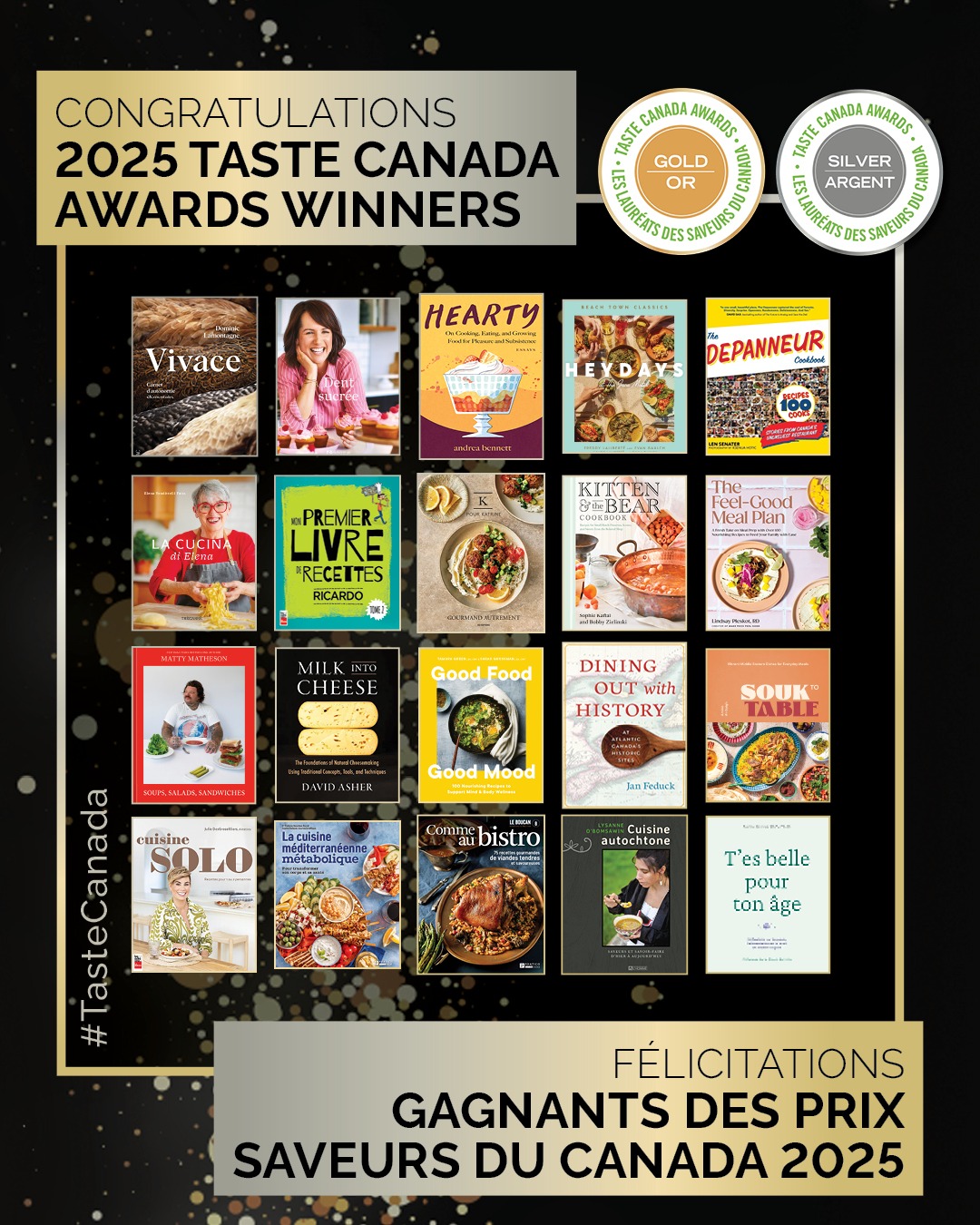 Explore the 2025 Taste Canada Winners