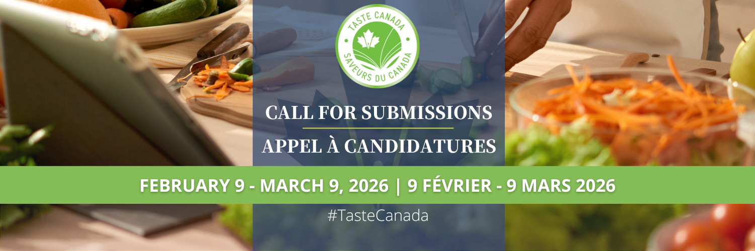 2026 Taste Canada Submissions banner
