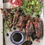 STICKY POMEGRANATE SHORT RIBS