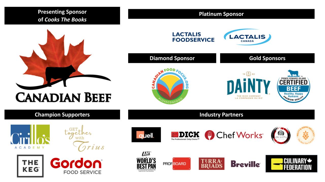 2026 Cooks the Books Sponsors