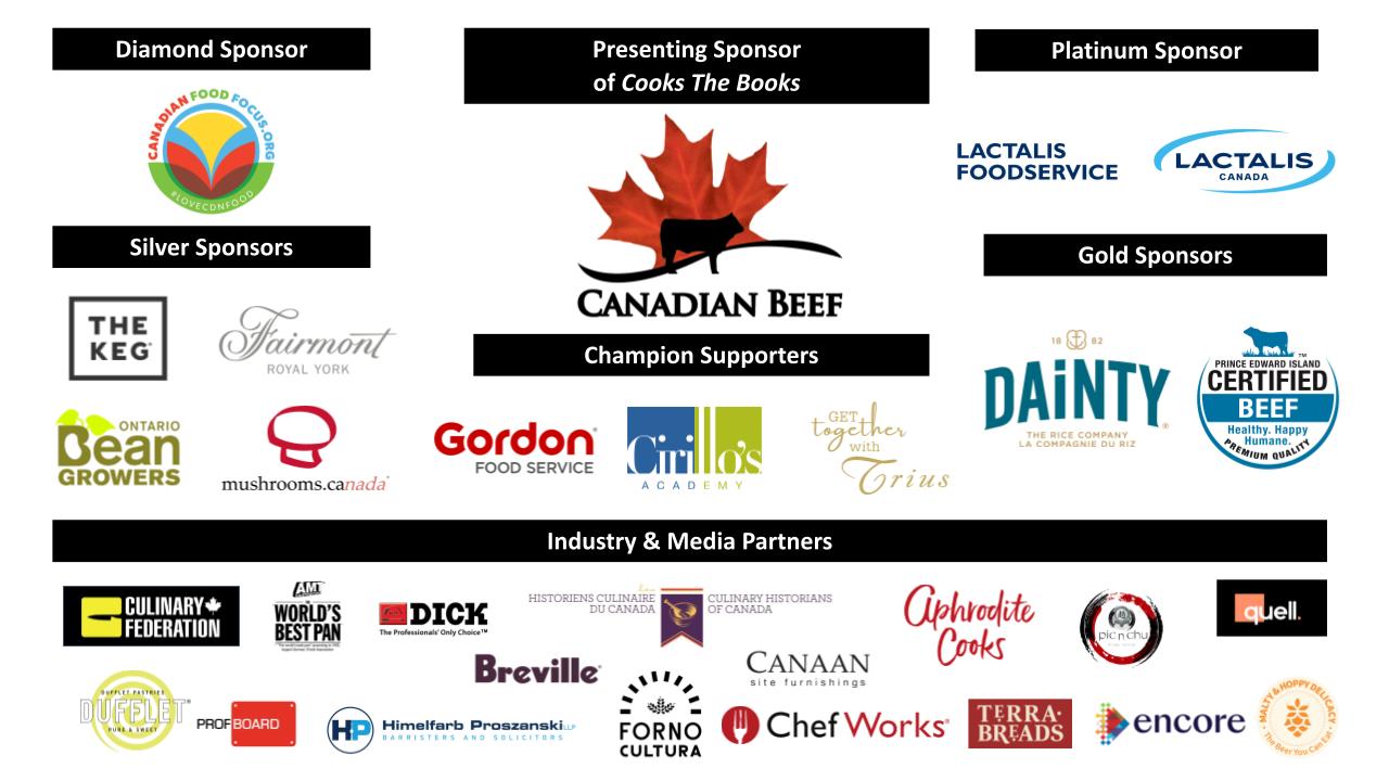 2026 Taste Canada Sponsors