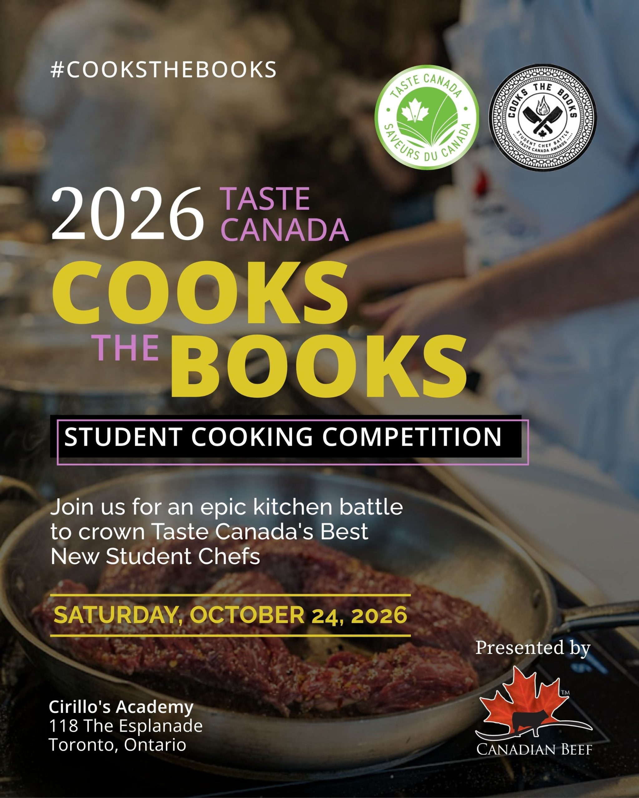2026 Cooks the Books invitation