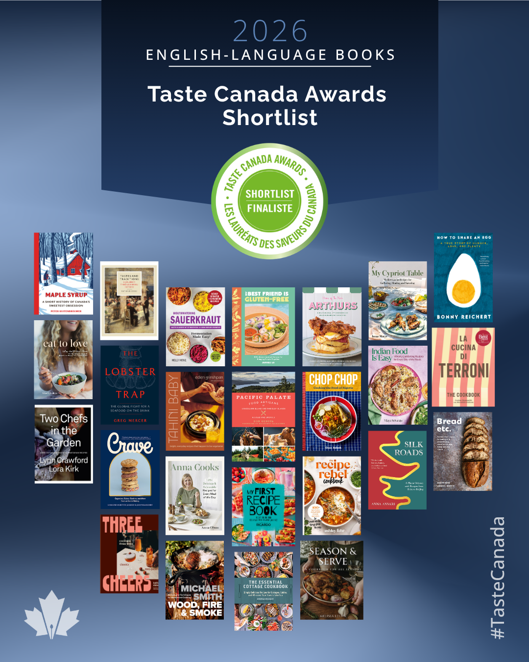 2026 Taste Canada Shortlist