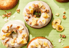 BANANA WALNUT CRUNCH DOUGHNUTS