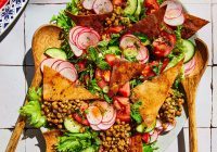 Fattouche aux lentilles