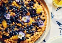Tarte frangipane aux bleuets