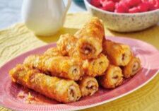 Roulés de pain doré aux céréales